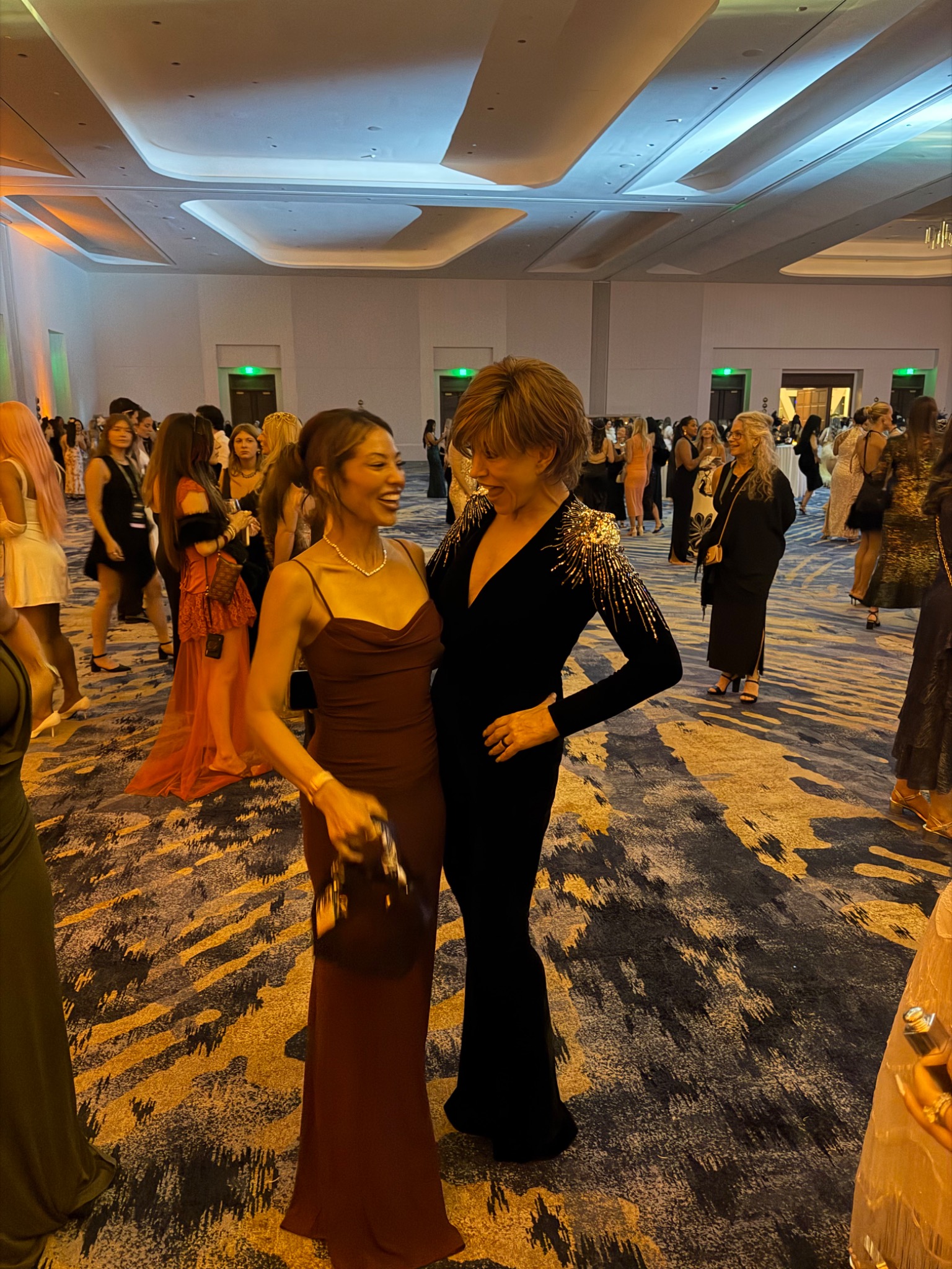 Founder networking at a professional event